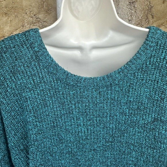 Le Tigre Vintage Sweater Men’s Medium Green Black‎ 1990s Pullover - Picture 2 of 5